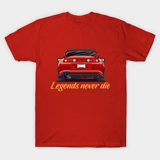 Legends Never Die T-Shirt by Vroomium